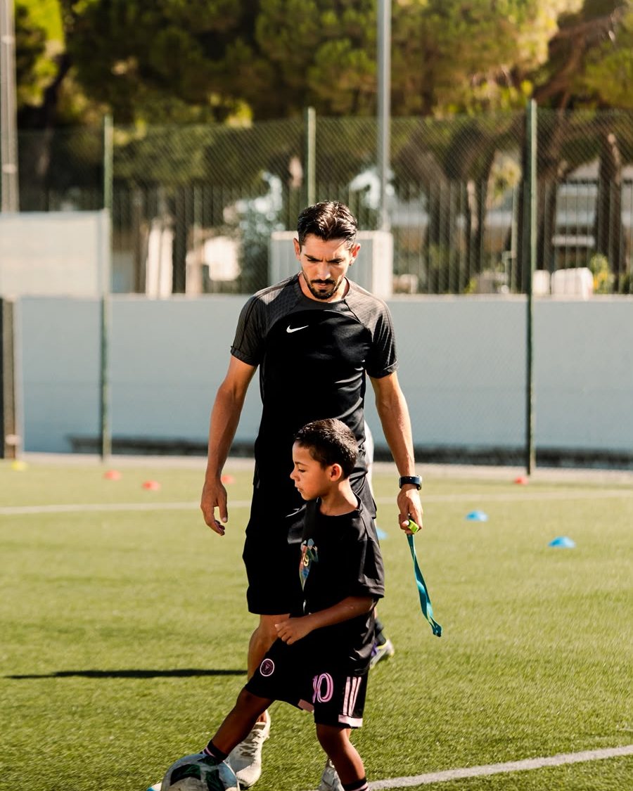 José Estebainha a orientar um atleta
